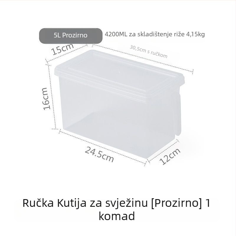 Libo Kutija za pohranu u hladnjaku za povrće i voće – plastika, prenosno, očuvanje svježine