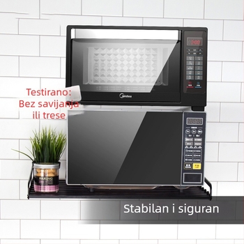 Zidni kuhinjski regač, avijacijski aluminij, jednoslojni, skalabilan, moderan minimalistički stil, nosivost 100