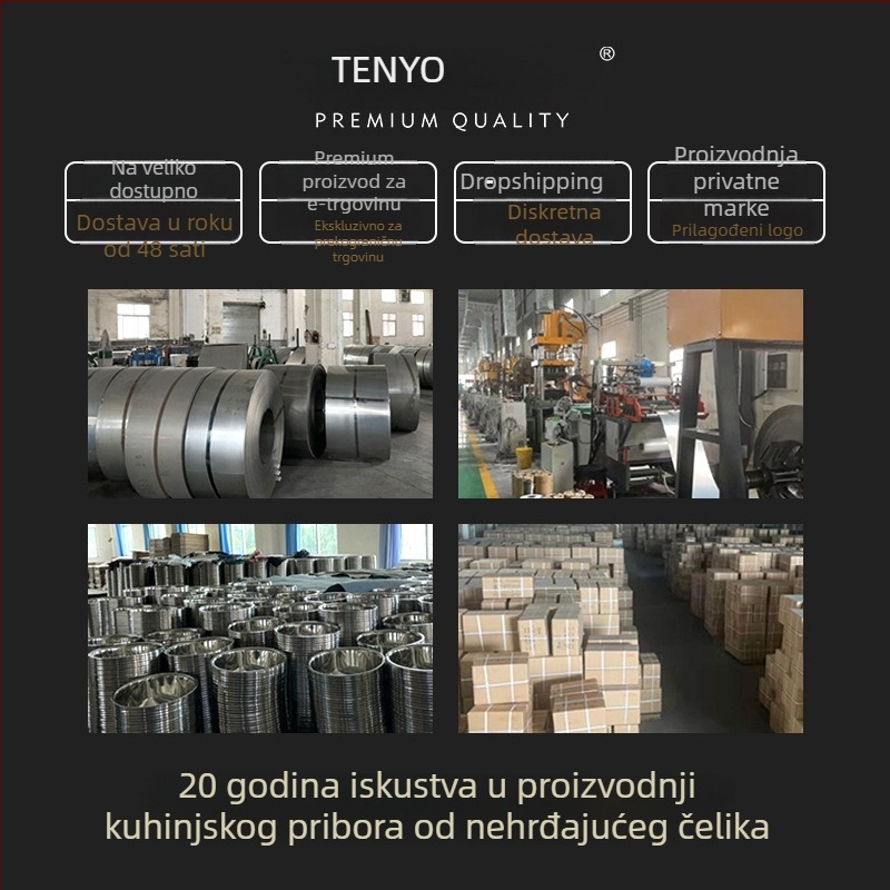 Zatvorena kutija za ručak od 304 nehrđajućeg čelika, kvadratni spremnik za hranu, Crisper Box, kapacitet 2,1–5 L