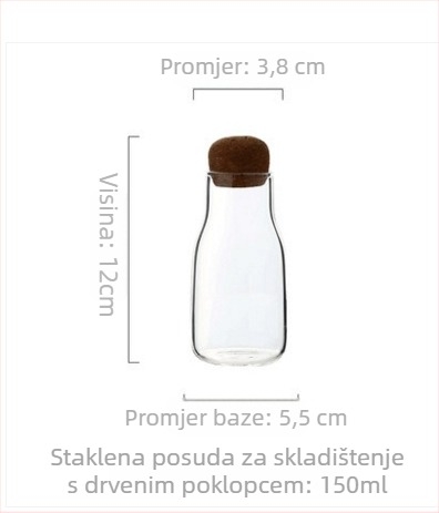 Yuxuan staklene posude za pohranu, nepravilnog oblika, kineski stil
