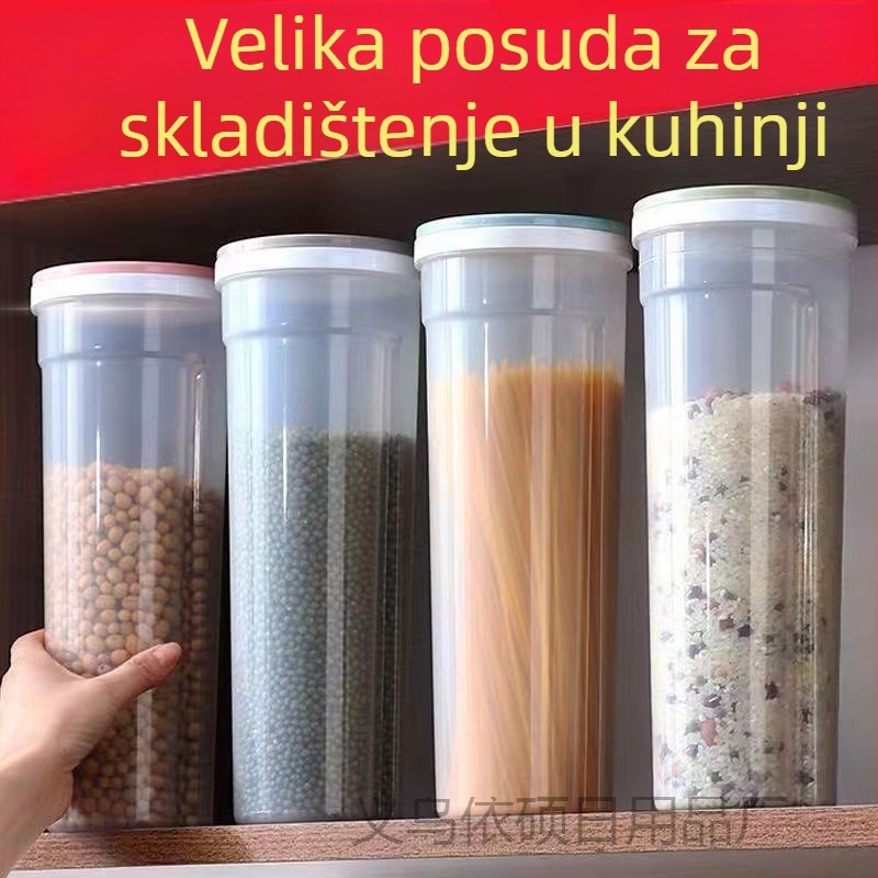 Crisper – plastična kuhinjska posuda, kapacitet 1–2 L, okrugli oblik, stil luksuza