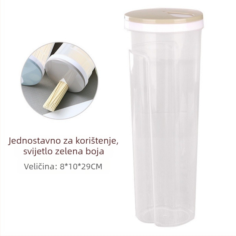Crisper – plastična kuhinjska posuda, kapacitet 1–2 L, okrugli oblik, stil luksuza