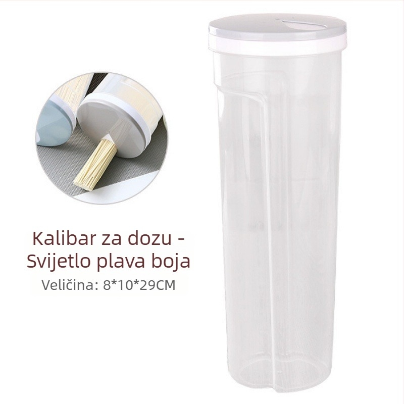 Crisper – plastična kuhinjska posuda, kapacitet 1–2 L, okrugli oblik, stil luksuza