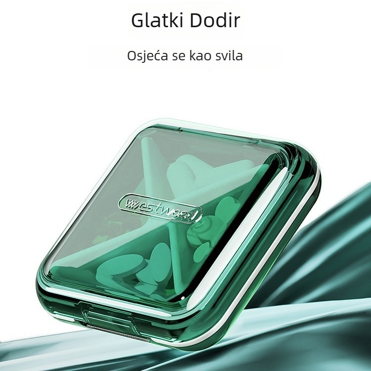 Westwood tp010 kutija za lijekove od ABS plastike s kapkom koji se otvara preklopom