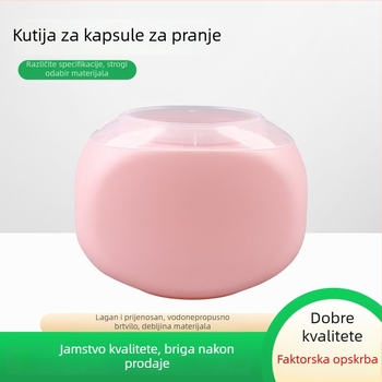 Kutija za kapsule za pranje, s poklopcem, PE plastika, marka Zhaojiu plastic, mogućnost prilagođenog logotipa
