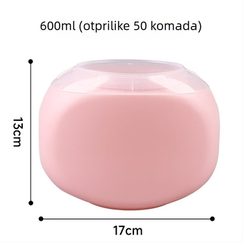 Kutija za kapsule za pranje, s poklopcem, PE plastika, marka Zhaojiu plastic, mogućnost prilagođenog logotipa