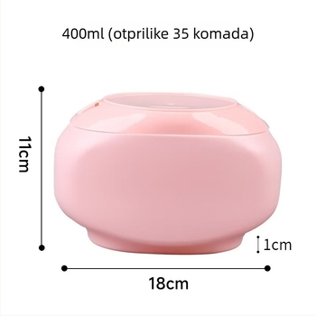 Kutija za kapsule za pranje, s poklopcem, PE plastika, marka Zhaojiu plastic, mogućnost prilagođenog logotipa