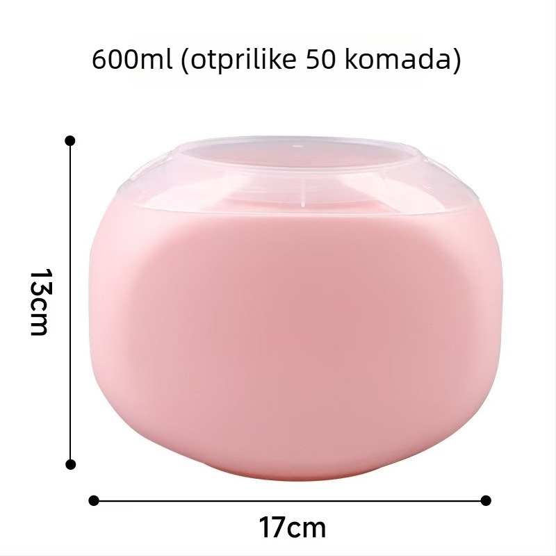 Kutija za kapsule za pranje, s poklopcem, PE plastika, marka Zhaojiu plastic, mogućnost prilagođenog logotipa