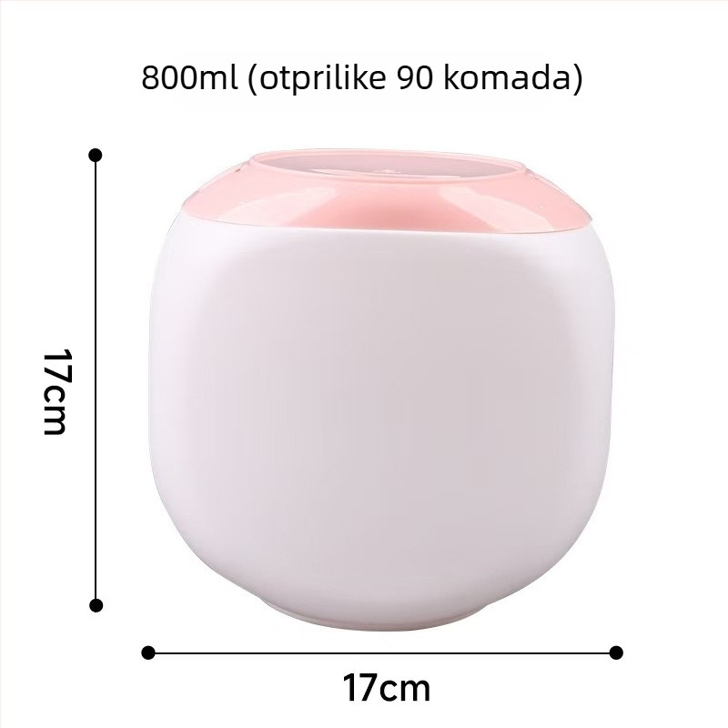 Kutija za kapsule za pranje, s poklopcem, PE plastika, marka Zhaojiu plastic, mogućnost prilagođenog logotipa