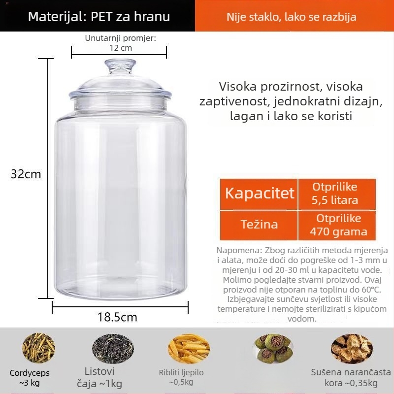 Plastična kutija za čuvanje hrane, koreanskog stila
