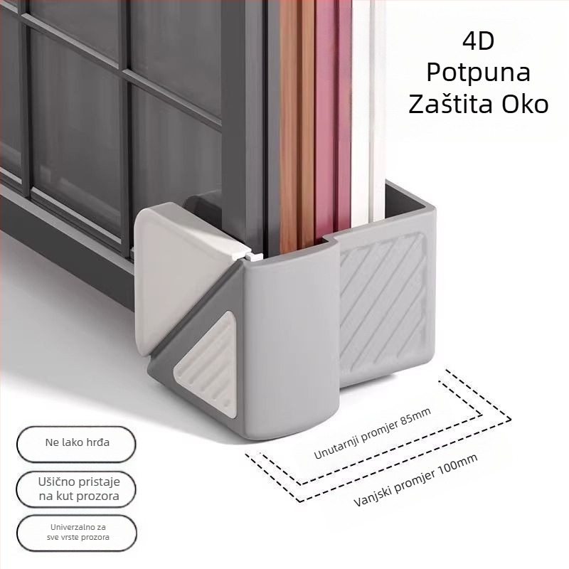 Zaštitnici kutova za aluminijske prozore, zaštita kutova od udara za prozore s unutarnjim otvaranjem (Porijeklo: Drugo; Uvoz: Ne; Značka: Drugo)