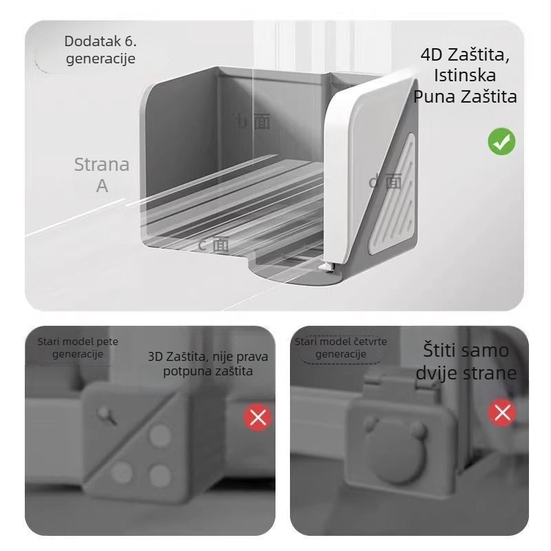 Zaštitnici kutova za aluminijske prozore, zaštita kutova od udara za prozore s unutarnjim otvaranjem (Porijeklo: Drugo; Uvoz: Ne; Značka: Drugo)
