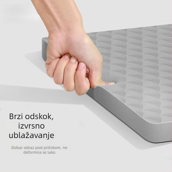 Joga podloga za trening središta i ravnoteže s debelim jastučićem za lakat i koljeno, TPES materijal, debljina 6 mm