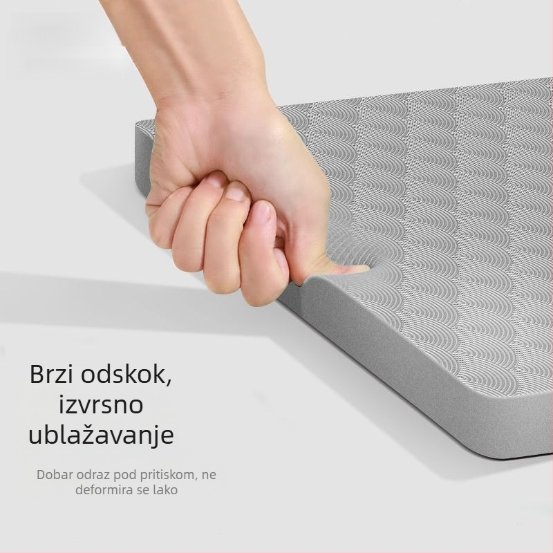 Joga podloga za trening središta i ravnoteže s debelim jastučićem za lakat i koljeno, TPES materijal, debljina 6 mm