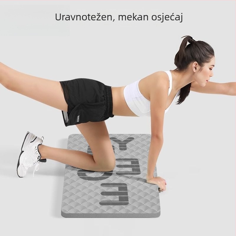 Joga podloga za trening središta i ravnoteže s debelim jastučićem za lakat i koljeno, TPES materijal, debljina 6 mm