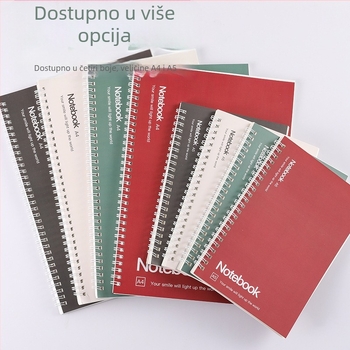 Bilježnica s release paper, vezanje s otvorenim listovima, papir 115–120 g/m², 50–100 stranica, kreativni stil
