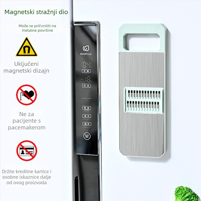 Višenamjenski rezač za povrće od ABS-a i nehrđajućeg čelika; moderan stil; svestran kuhinjski alat