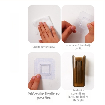 Zidni spremnik za kišobrane i kuhinjske posude | PET plastika, model MGC, japanski stil, prilagodljivo