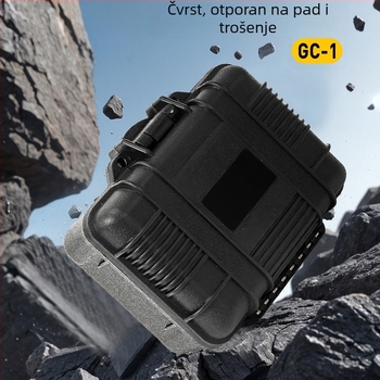 Zatvorena kutija za skladištenje alata od PP plastike, injekcijsko prešivanje, debljina zida 3 mm, nosivost 200, model GC-1