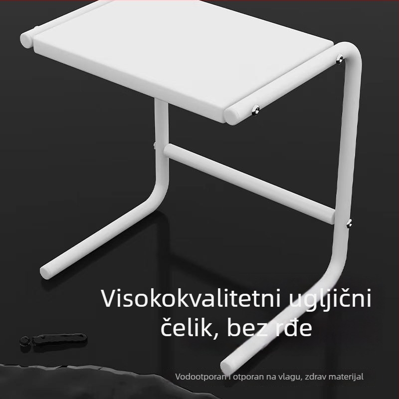 Zidni kuhinjski regal za pohranu, višeslojni, plastični, bez ugradnje