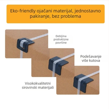 Plastični kutni zaštitnici za teret – PP materijal, Shengda brend, Jiangmen, Kina