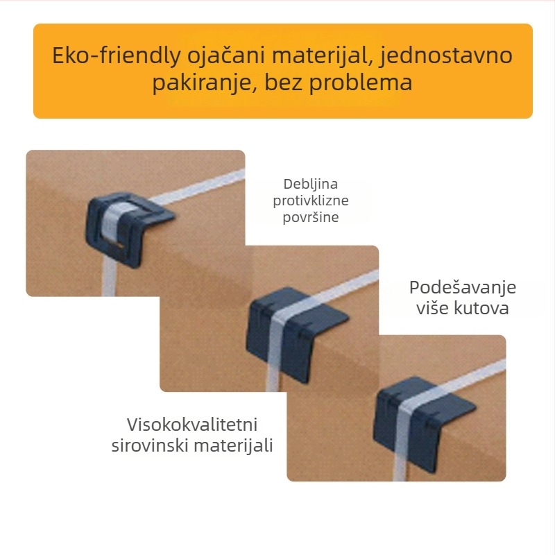 Plastični kutni zaštitnici za teret – PP materijal, Shengda brend, Jiangmen, Kina