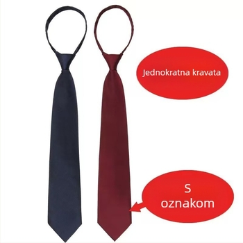 Kravata od poliester vlakna, Jacquard tkanina, monokromni zodijak motiv, unisex administrativni stil