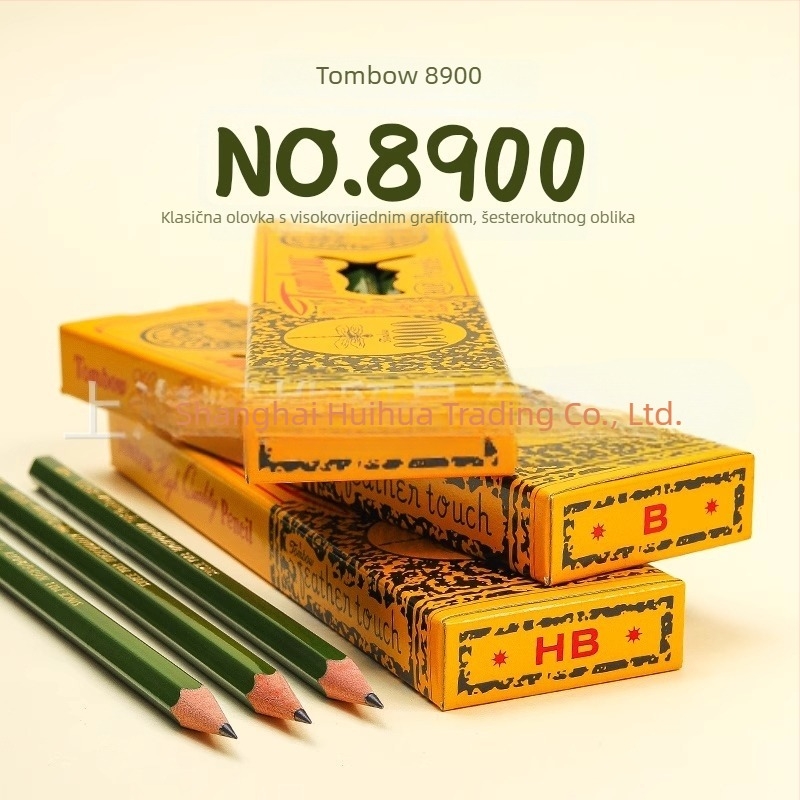 Drveni šestougaoni olovka Tombowdragonfly HB/2B/2H za crtanje i skicu