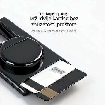 Dz (digital) plastični držač kartice na lančić — tip: držač kartice na lančić, stil: poslovni/uredski