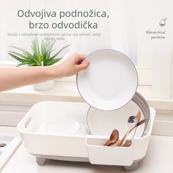 Stalak za posuđe – plastika, moderan minimalistički stil, marka Zhenying zy
