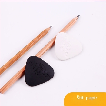 Guma za umjetnost od visoko sjajne gume, zaobljeni trokutasti oblik, set od 30 guma za skice i crtanje