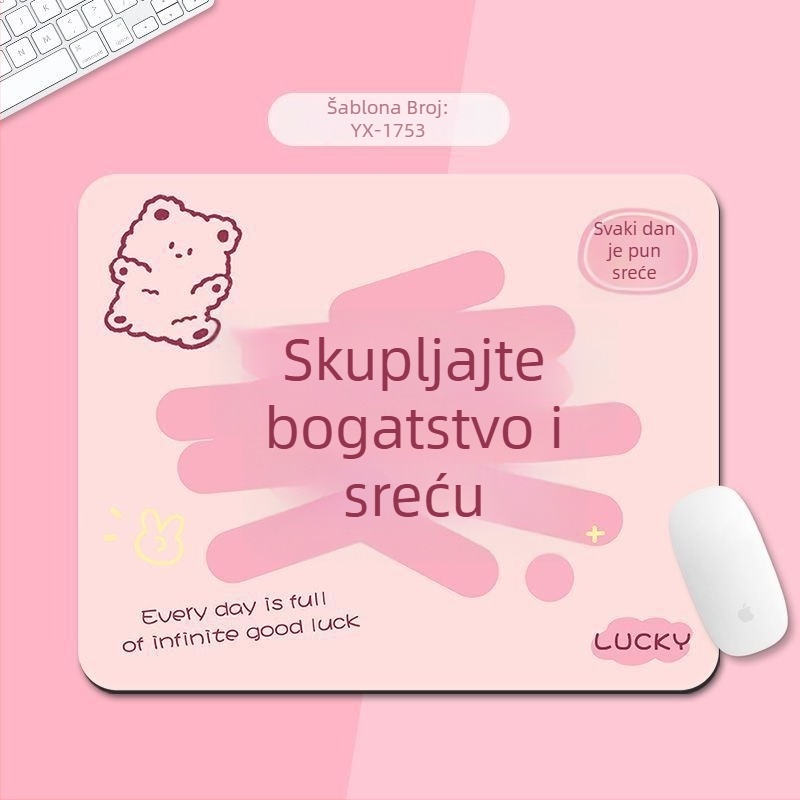 Stolna podloga od prirodnog kaučuka, protuklizna površina, otisak toplinskim prijenosom, stil nacionalnog trenda.