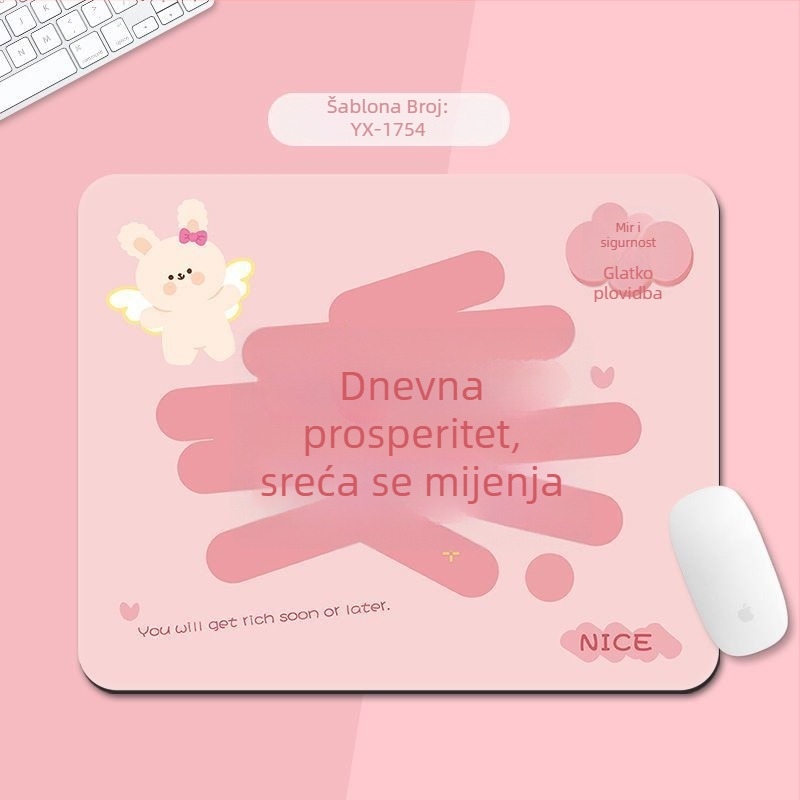 Stolna podloga od prirodnog kaučuka, protuklizna površina, otisak toplinskim prijenosom, stil nacionalnog trenda.
