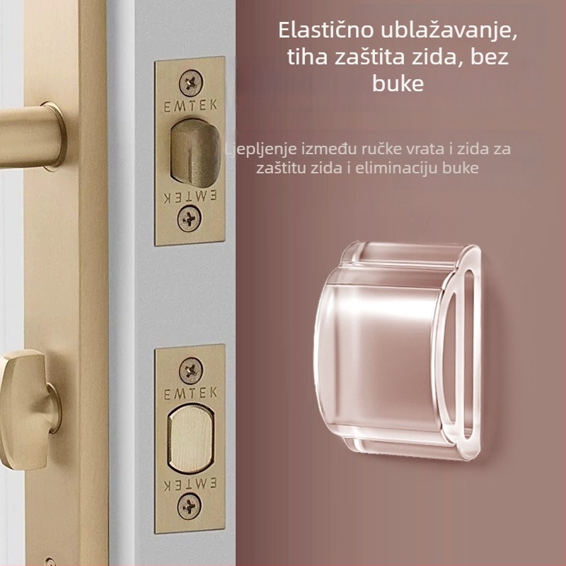 BUFAN Home Silikon u obliku luka zaštita za ručku hladnjaka protiv sudara – buffer za otvaranje vrata, model 1139