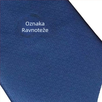 Kravata u francuskom preppy stilu s jacquard tkanjem, oblik strelice, unisex/admin, karirani uzorak, poliester vlakno