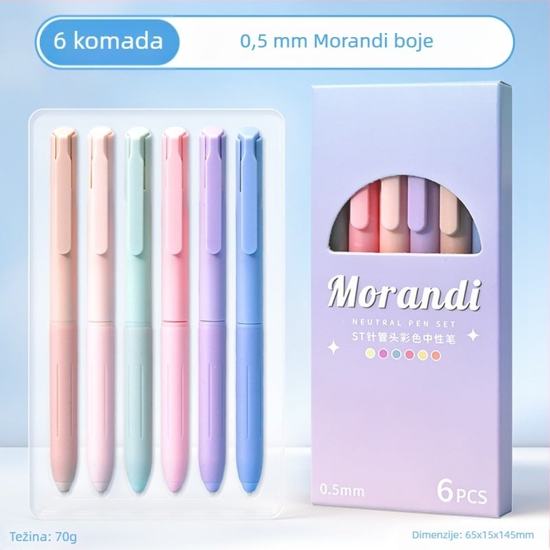 Molan Di gel olovka, ST vrh, neizbrisiva, plastično tijelo, klizno zatvaranje, za pisanje, crtanje i vježbanje pisanja