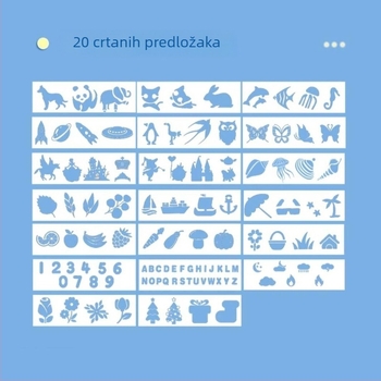 Set šablona za ručno pisani školski novinski zbornik, polugotov, materijali za obrazovno crtanje tabloida, papir (Značka: Drugo; Uvoz: Ne; IP odobren: Ne)