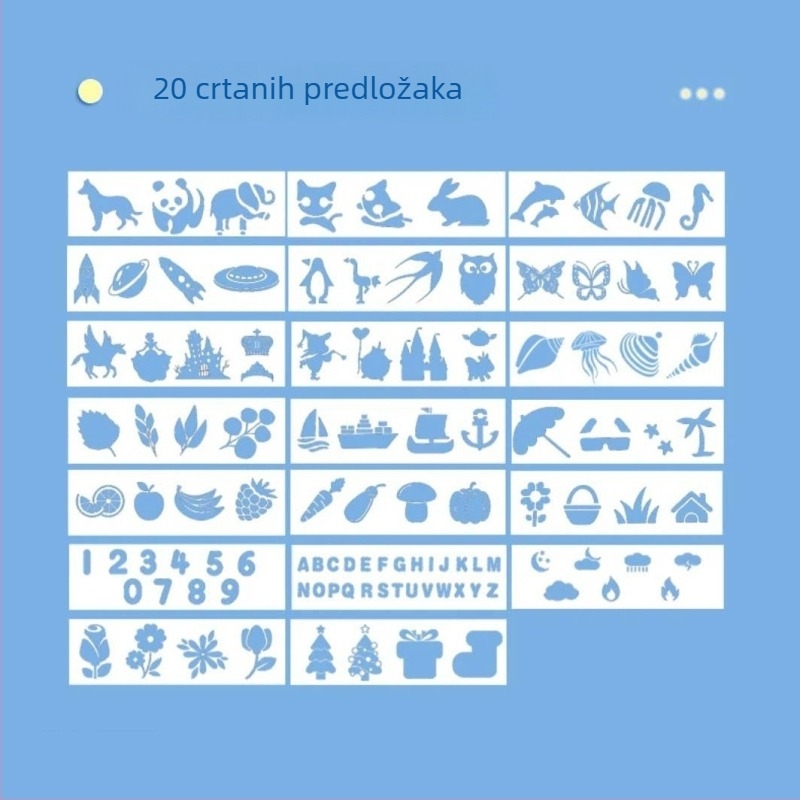 Set šablona za ručno pisani školski novinski zbornik, polugotov, materijali za obrazovno crtanje tabloida, papir (Značka: Drugo; Uvoz: Ne; IP odobren: Ne)