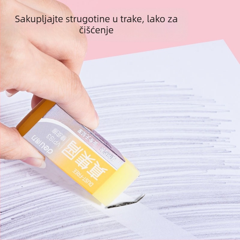 Gumica Deli VP193, prozirna želatinska guma, oblik pečata, za crtanje i ispite (Brand: Deli, Model: VP193)