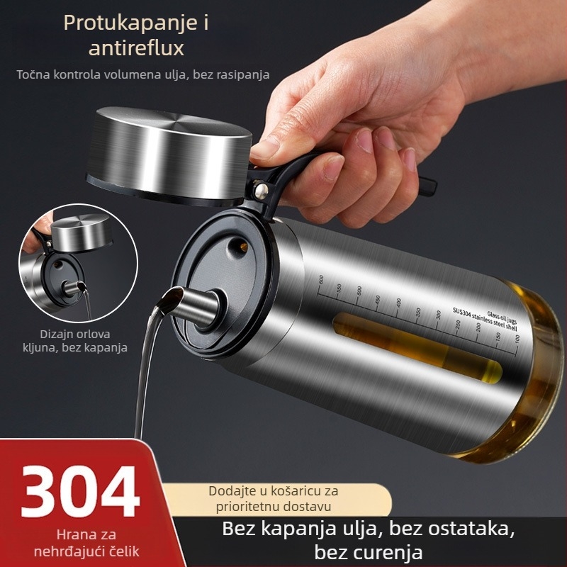 Posuda za ulje Hyvar, staklena konstrukcija