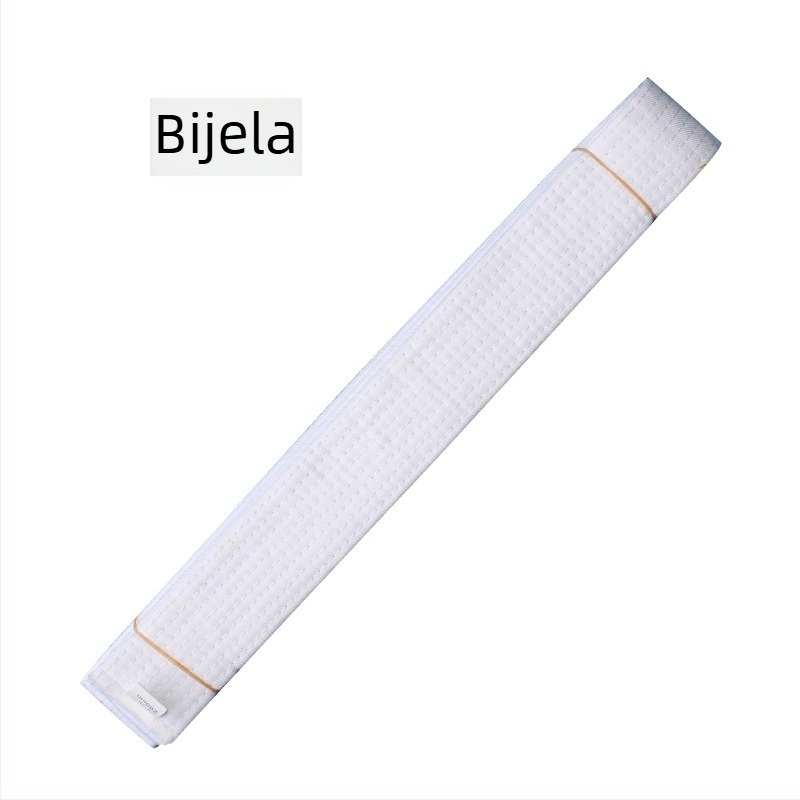 Taekwondo pojas Yinsheng — tkanina od svilenog vlakna, 55% pamuk, licencirana privatna etiketa