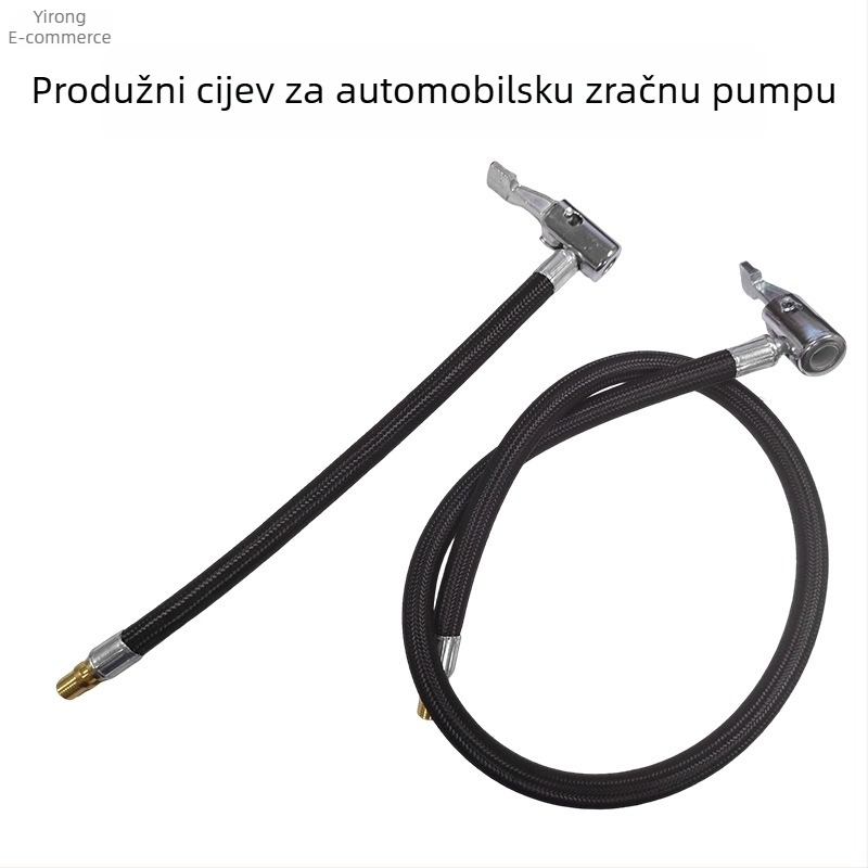 Električna pumpa za automobil s adapterom za mlaznicu zraka i produženom cijevi s držačem, model 45212, duljina 235, tlak zraka 220
