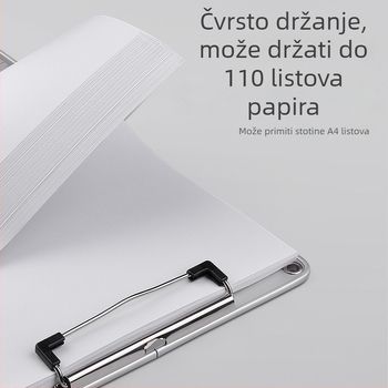 Glosen držač pločice od aluminijske legure s MDF pločom, protuklizni, pogodan za A4/A5, pričvršćne veličine 316×226 mm i 231×145 mm