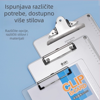 Glosen držač pločice od aluminijske legure s MDF pločom, protuklizni, pogodan za A4/A5, pričvršćne veličine 316×226 mm i 231×145 mm