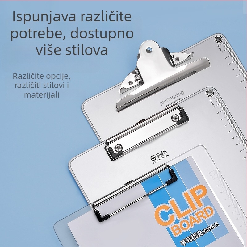 Glosen držač pločice od aluminijske legure s MDF pločom, protuklizni, pogodan za A4/A5, pričvršćne veličine 316×226 mm i 231×145 mm