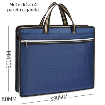 Dokumentanska torba Hechang od Oxford tkanine, sa zatvaračem, prošireni dvostruki sloj, za sastanke i ured (Brand: Hechang; Materijal: Oxford tkanina; Stil: Zipper; Oblik: Prošireni; Opseg primjene: Sastanci/Ured)