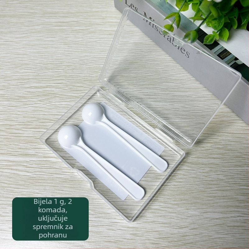 Dječja žlica za mjerenje mlijeka u prahu, kapacitet 15 ml, 2–3 odjeljka, PP materijal, moderan minimalistički stil, Hardy Rabbit marka