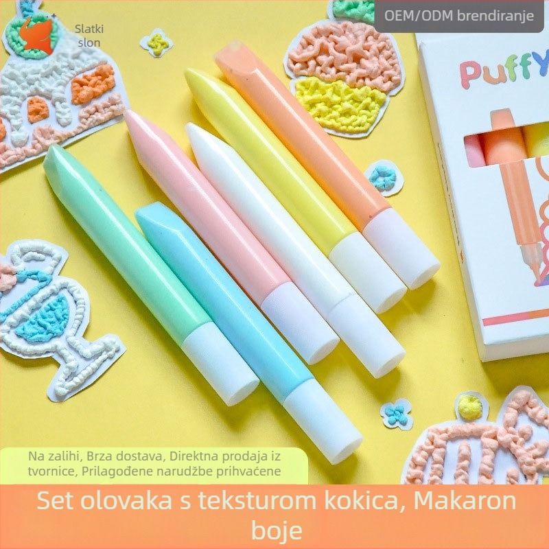 Popkorn pero s mjehurićima, DIY graffiti pero, 3D proširenje, korejska verzija