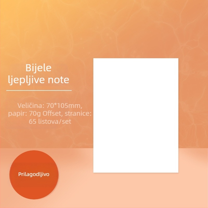 Blok za bilješke Easy to recover – Samoljepljivo: Ne; Materijal korice: dvostrano ljepivi papir; Oblik: kvadratni; Težina: 0.12 kg