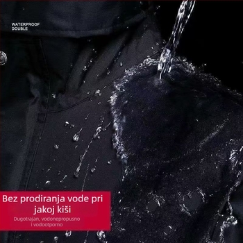 Jednodijelno kišno pončo od Oxford tkanine, debeli materijal, PVC vodootporni sloj, za odrasle, planinarenje na otvorenom